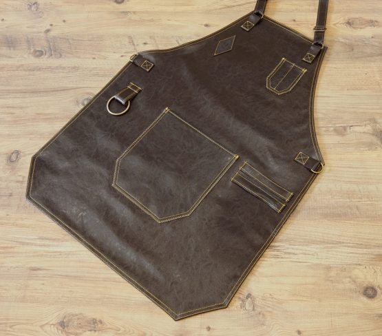 Cow leather apron