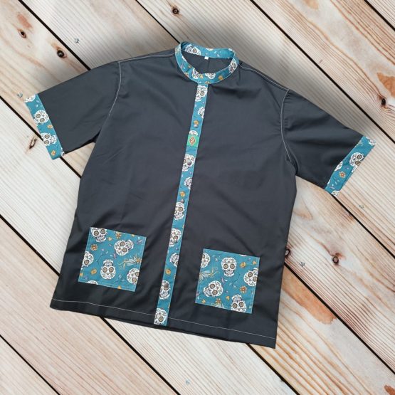 Blue skulls Shirt