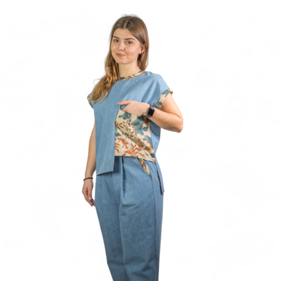 Denim Bloom Set - Image 2